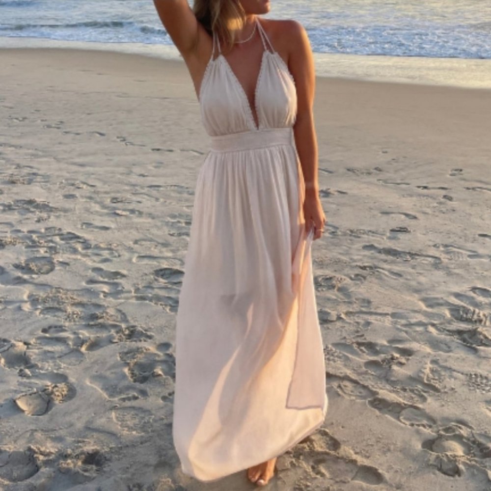 48226 Halter Maxi Dress